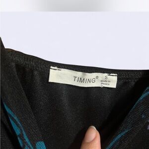 Timing Elegant Black Dress With Dragons